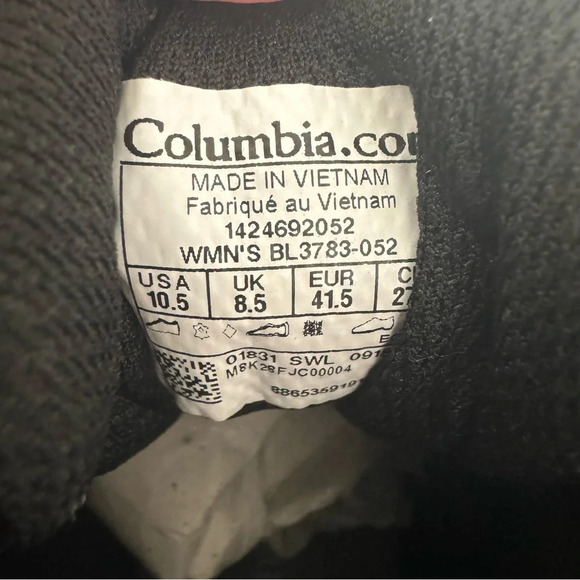 Columbia Newton Ridge Waterproof Hiking boots Size: 10.5 - Picture 7 of 7